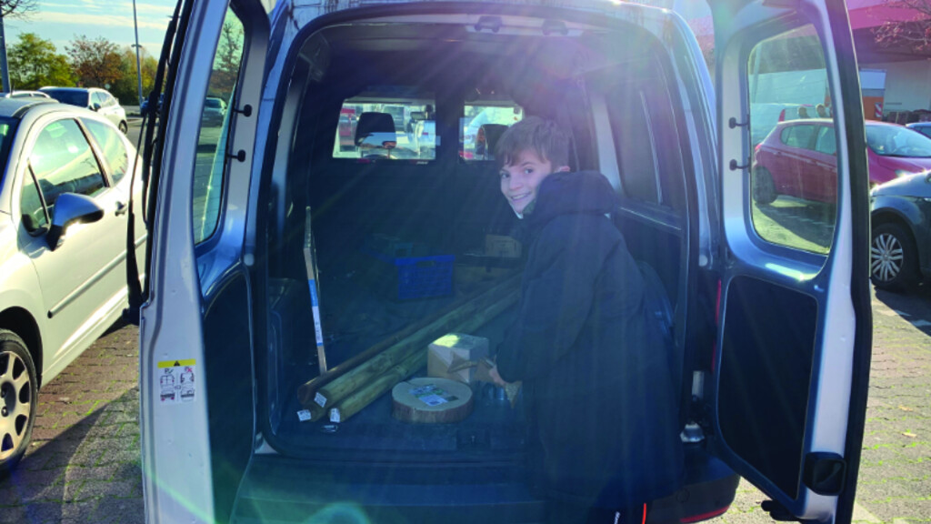 Einkauf der benötigten Materialien